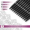 imageMr Pen Drawing Pens for Artists 01mm 12 Pack Black Artist pens Micro Pens for Drawing Ink Pens for Drawing Sketch Pens Micro Pen Fineliner Pens Bible Journaling Pens Fine Point