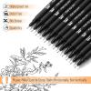 imageMr Pen Drawing Pens for Artists 08mm 12 Pack Black Artist Pens Micro Pens for Drawing Ink Pens for Drawing Sketch Pens Micro Pen Fineliner Pens Bible Journaling Pens Fine Point