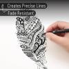imageMr Pen Drawing Pens for Artists 08mm 12 Pack Black Artist Pens Micro Pens for Drawing Ink Pens for Drawing Sketch Pens Micro Pen Fineliner Pens Bible Journaling Pens Fine Point