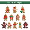 imageMr Pen Gingerbread Ornaments 12 pcs  Christmas Gingerbread Decor for Tree