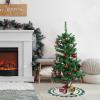 imageMr Pen Knitted Christmas Tree Skirt 24 inches Green ampamp White Xmas Tree Skirt Christmas Skirts for Xmas Trees Small Tree Skirt Small 24 Inch Tree Skirt Knit Christmas Tree Skirt