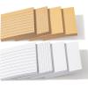 imageMr Pen Lined Sticky Notes 3x3 8Pads 480 Sheets White ampamp Kraft Sticky Notes with Lines Sticky Note SelfStick Note Pads Sticky Notes Lined Sticky Pads Sticky Notes Aesthetic Lined Notepad