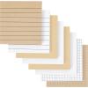 imageMr Pen Lined Sticky Notes 3x3 8Pads 480 Sheets White ampamp Kraft Sticky Notes with Lines Sticky Note SelfStick Note Pads Sticky Notes Lined Sticky Pads Sticky Notes Aesthetic Lined Notepad