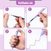 imageMr Pen Retractable Gel Pens 12 Pack Black Ink Lavender Legacy Barrel Gel Pens Gel Pens Fine Point 05mm Retractable Pens Cute Pens Gel Ink Pens Aesthetic Pens for Journaling Fine Tip Pens