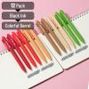 imageMr Pen Retractable Gel Pens 12 Pack Black Ink Old Mill Color Barrel Gel Pens Gel Pens Fine Point 05mm Retractable Pens Cute Pens Gel Ink Pens Aesthetic Pens for Journaling Fine Tip Pens