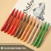 imageMr Pen Retractable Gel Pens 12 Pack Black Ink Old Mill Color Barrel Gel Pens Gel Pens Fine Point 05mm Retractable Pens Cute Pens Gel Ink Pens Aesthetic Pens for Journaling Fine Tip Pens