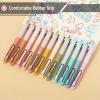 imageMr Pen Retractable Gel Pens 12 Pack Colorful Ink Gel Pens with Case and 12 Refills Gel Pens Fine Point 05mm Retractable Pens Cute Pens Aesthetic Pens for Journaling Fine Tip Pens