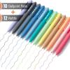 imageMr Pen Retractable Gel Pens with Case 12 Pack Colorful Ink 12 Refills Gel Pens Fine Point 07mm Retractable Pens Cute Pens Gel Ink Pens Aesthetic Pens for Journaling Fine Tip Pens