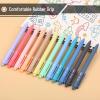 imageMr Pen Retractable Gel Pens with Case 12 Pack Colorful Ink 12 Refills Gel Pens Fine Point 07mm Retractable Pens Cute Pens Gel Ink Pens Aesthetic Pens for Journaling Fine Tip Pens