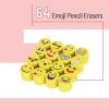 imageMr Pen Smiley Eraser Pack 64 Mini Pencil Erasers for Kids ampamp Students Fun ampamp Cute School Supplies Easter Egg Fillers