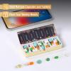 imageMr Pen Stylish Metal Weekly Pill Organizer Small Pill Organizer Cute Pill Organizer Cute Medicine Pill Organizer Small Travel Pill Organizer Travel Pill Case for Women Travel Pill Box for Purse