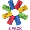 imageMr Pen White Board Erasers Magnetic Dry Erase Erasers 8 Pack Assorted Dry Erase Board Erasers Magnetic Whiteboard Eraser Dry Erasers for White Board  Pallet of 30 Cases Total 1800 Units