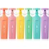 imageMr Pen Aesthetic Highlighters  6 Pack Chisel Tip Assorted Colors Cute School Highlighters No Bleed