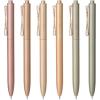 imageMr Pen Retractable Gel Pens 6Pack Black Ink Gel Pens Fine Point Metallic Earth Color Barrels Retractable Pens Gel Ink Pens Aesthetic Pens for Journaling Fine Tip Pens