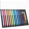 imageMr Pen Retractable Gel Pens with Case 12 Pack Colorful Ink 12 Refills Gel Pens Fine Point 07mm Retractable Pens Cute Pens Gel Ink Pens Aesthetic Pens for Journaling Fine Tip Pens