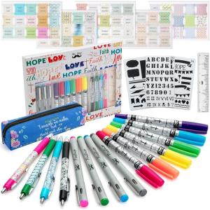 imageMr Pen Bible Pages Kit Journaling Supplies Highlighters and Pens No Bleed Bible Study Journal