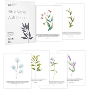 imageMr Pen Christian Wall Decor 6 Pack 11 x 14 Scripture Wall Art Bible Verse Wall Decor Bible Verse Poster Bible Scriptures Wall Decor Religious Wall Decor Scripture Wall Dcor