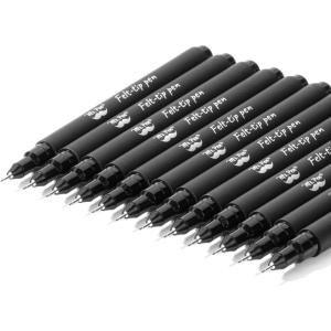 imageMr Pen Drawing Pens for Artists 01mm 12 Pack Black Artist pens Micro Pens for Drawing Ink Pens for Drawing Sketch Pens Micro Pen Fineliner Pens Bible Journaling Pens Fine Point