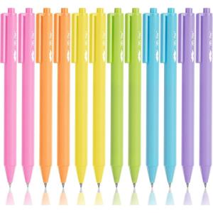 imageMr Pen Retractable Gel Pens 12 Pack Bright Color Ink Gel Pens Gel Pens Fine Point Retractable Pens Cute Pens Gel Ink Pens Aesthetic Pens for Journaling Fine Tip Pens