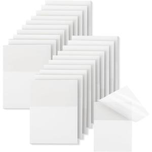 imageMr Pen Transparent Sticky Notes 15quotx2quot 20 Pads 1000 Sheets Clear See Through Sticky Notes Small Sticky Notes Transparent Translucent Sticky Notes Clear Transparent Sticky Notes Clear