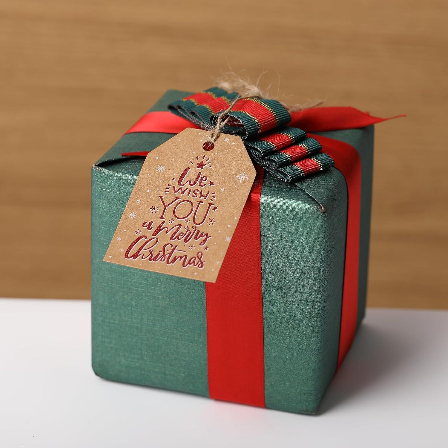 imageMr Pen Christmas Gift Tags 100 pcs with Hemp Rope 10 Designs Kraft Paper Tags Gift Tags with String Brown Tags Christmas Tags for Gifts Blank Gift Tags Gift Bag Tags for Gift Bags Gift Tag