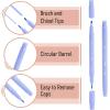 imageMr Pen  Dual Tip Aesthetic Highlighters 8 pcs Chisel ampamp Brush Tips Pastel Colors Cute Assorted Bible Highlighters ampamp Pens No Bleed for Bible Pages