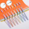 imageMr Pen  Dual Tip Aesthetic Highlighters 8 pcs Chisel ampamp Brush Tips Pastel Colors Cute Assorted Bible Highlighters ampamp Pens No Bleed for Bible Pages