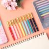 imageMr Pen Aesthetic Pens 10 Pack Colorful Ink with Case and 12 Refills Fast Dry No Smear Bible Pens No Bleed Through 07mm Fine Point Pen Ballpoint Pens Ballpoint Pens for Note Taking