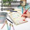 imageMr Pen Aesthetic Pens 10 Pack Colorful Ink with Case and 12 Refills Fast Dry No Smear Bible Pens No Bleed Through 07mm Fine Point Pen Ballpoint Pens Ballpoint Pens for Note Taking
