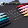 imageMr Pen Aesthetic Pens 10 Pack Colorful Ink with Case and 12 Refills Fast Dry No Smear Bible Pens No Bleed Through 07mm Fine Point Pen Ballpoint Pens Ballpoint Pens for Note Taking