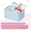 imageMr Pen Baby Diaper Caddy Organizer Blue Quilted Fabric Diaper Organizer Car Diaper Caddy Baby Caddy Organizer Portable Diaper Caddy Diaper Organizer for Changing Table