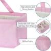 imageMr Pen Baby Diaper Caddy Organizer Pink Quilted Fabric Car Diaper Caddy Portable