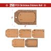 imageMr Pen Christmas Gift Tags Stickers 2quot x 3quot 250 pcs Kraft Christmas Gift Tags SelfAdhesive Christmas Name Tags Christmas Labels Stickers Christmas Sticker Labels Christmas Name Tags Stickers