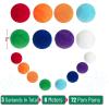 imageMr Pen Christmas Pom Pom Garland 3 Pack 196Ft Colorful Pom Pom Garland Christmas Ball Garland Christmas Garlands for Decoration Christmas Felt Garland Felt Christmas Garland for Tree