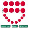 imageMr Pen Christmas Pom Pom Garland 3 Pack 196Ft Red Pom Pom Garland Christmas Ball Garland Christmas Garlands for Decoration Christmas Felt Garland Felt Christmas Garland for Tree