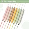 imageMr Pen Dual Tip Aesthetic Highlighters 8 pcs Chisel ampamp Fine Tips Earthy Tones Cute Highlighters Assorted Colors Bible Highlighters and Pens No Bleed Highlighters for Bible Pages No Bleed