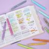 imageMr Pen Gel Highlighters 10 Pack Earthy Pastel Bible Highlighters for Bibles That Do Not Bleed