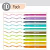 imageMr Pen Gel Highlighters 10 Pack Earthy Pastel Bible Highlighters for Bibles That Do Not Bleed