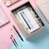 imageMr Pen Metal Retractable Gel Pen 2 Pack 2 Refills Black ampamp White Black Ink Metal Barrel Gel Pens Fine Point 07mm Retractable Pens Cute Pens Gel Ink Pens Aesthetic Pens Metal Gel Pen
