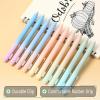 imageMr Pen Retractable Gel Pens 10 Pack Black Ink Gradient Barrel Fine Point 05mm Fast Dry Ideal for Writing Journaling Sketching