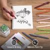imageMr Pen Retractable Gel Pens 12 Pack Black Ink Natural Earthy Barrels Gel Pens Gel Pens Fine Point 05mm Retractable Pens Cute Pens Gel Ink Pens Aesthetic Pens for Journaling Fine Tip Pens