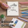 imageMr Pen Retractable Gel Pens 12 Pack Black Ink Pastel Barrel Gel Pens Gel Pens Fine Point 05mm Retractable Pens Cute Pens Gel Ink Pens Aesthetic Pens for Journaling Fine Tip Pens