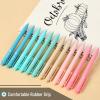 imageMr Pen Retractable Gel Pens 12 Pack Black Ink Retro Colors Barrel Gel Pens Gel Pens Fine Point 05mm Retractable Pens Cute Pens Gel Ink Pens Aesthetic Pens for Journaling Fine Tip Pens