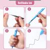 imageMr Pen Retractable Gel Pens 12 Pack Black Ink Sky Blue Barrel Gel Pens Gel Pens Fine Point 05mm Retractable Pens Cute Pens Gel Ink Pens Aesthetic Pens for Journaling Fine Tip Pens