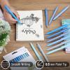 imageMr Pen Retractable Gel Pens 12 Pack Black Ink Sky Blue Barrel Gel Pens Gel Pens Fine Point 05mm Retractable Pens Cute Pens Gel Ink Pens Aesthetic Pens for Journaling Fine Tip Pens
