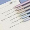 imageMr Pen Retractable Gel Pens 6 Pack Black Ink Gel Pens Fine Point Metallic Pastel Barrels