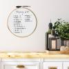 imageMr Pen Round Dry Erase Board 115 with a Black Dry Erase Marker Gold Frame Small White Board White Board for Kids White Board for Students Small Dry Erase Board Mini White Board