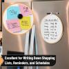 imageMr Pen Round Dry Erase Board 115 with a Black Dry Erase Marker Gold Frame Small White Board White Board for Kids White Board for Students Small Dry Erase Board Mini White Board