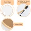imageMr Pen Round Dry Erase Board 115 with a Black Dry Erase Marker Gold Frame Small White Board White Board for Kids White Board for Students Small Dry Erase Board Mini White Board