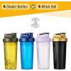 imageMr Pen Shaker Bottles for Protein Mixes 28 oz 4 Pack Colorful Protein Shaker Bottle with Wire Whisk Ball Mixer Bottle